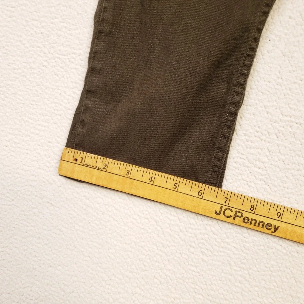 Banana Republic Slim Linen Trousers Mens 30x30 Brown Casual Pants Lightweight